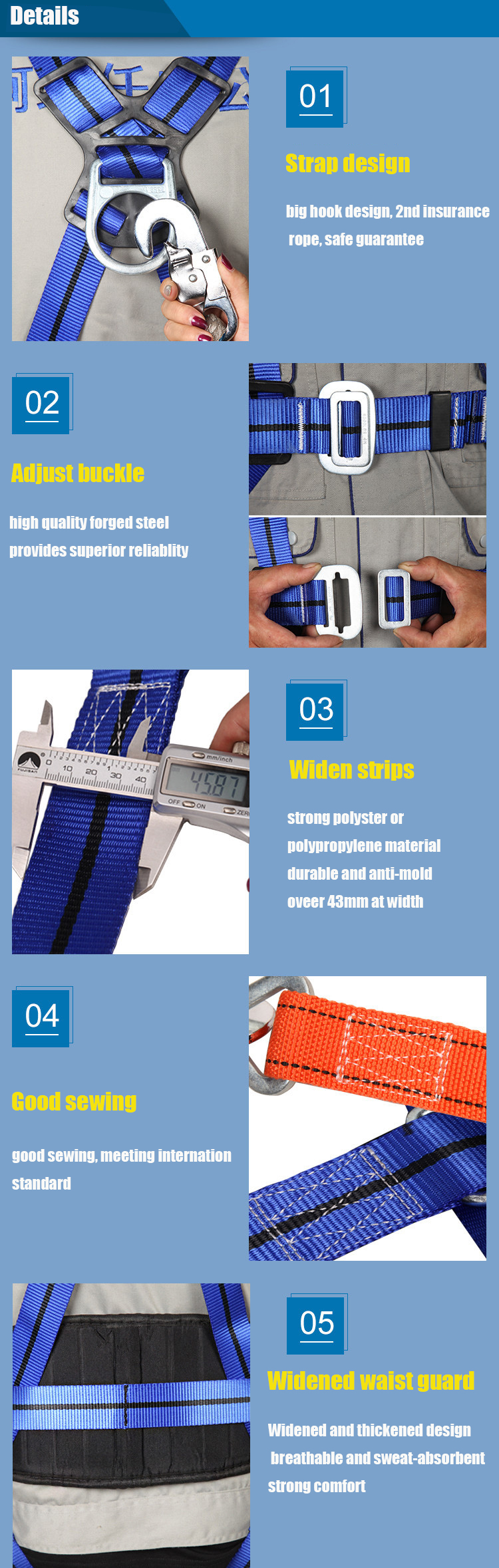 Safety Harness details