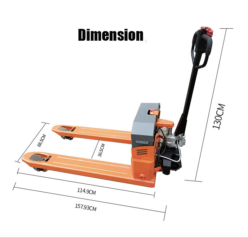 Semi-auto Electric Pallet Jack Lift